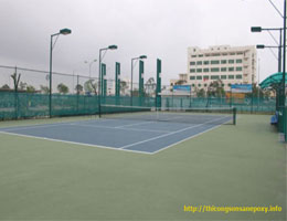 Sơn Sàn Sân Tennis Thi Đấu