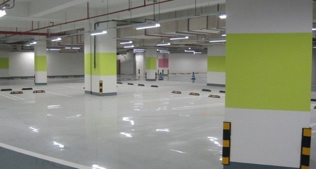 Thi công sàn nền cho bãi giữ xe