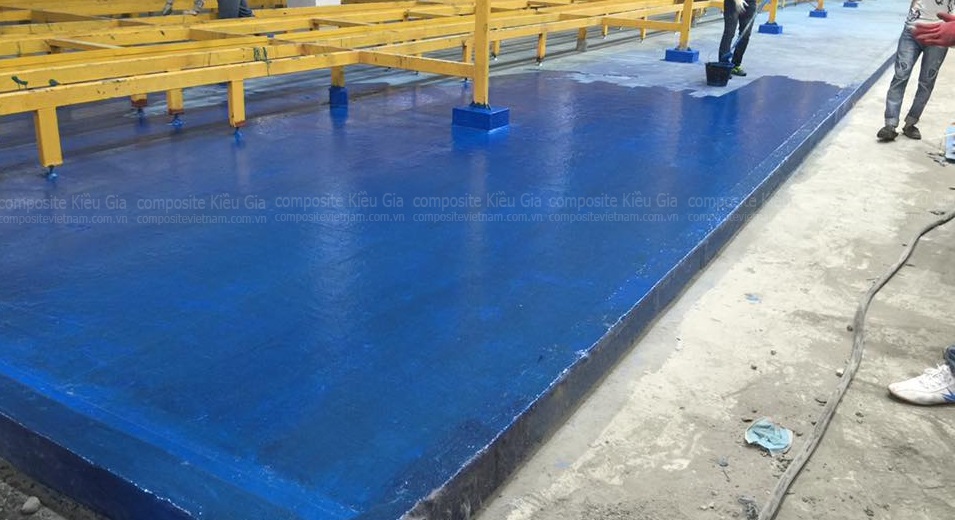 Sơn bọc phủ Composite FRP nhà xưởng