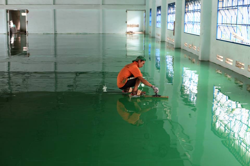 Sơn Epoxy tự san phẳng