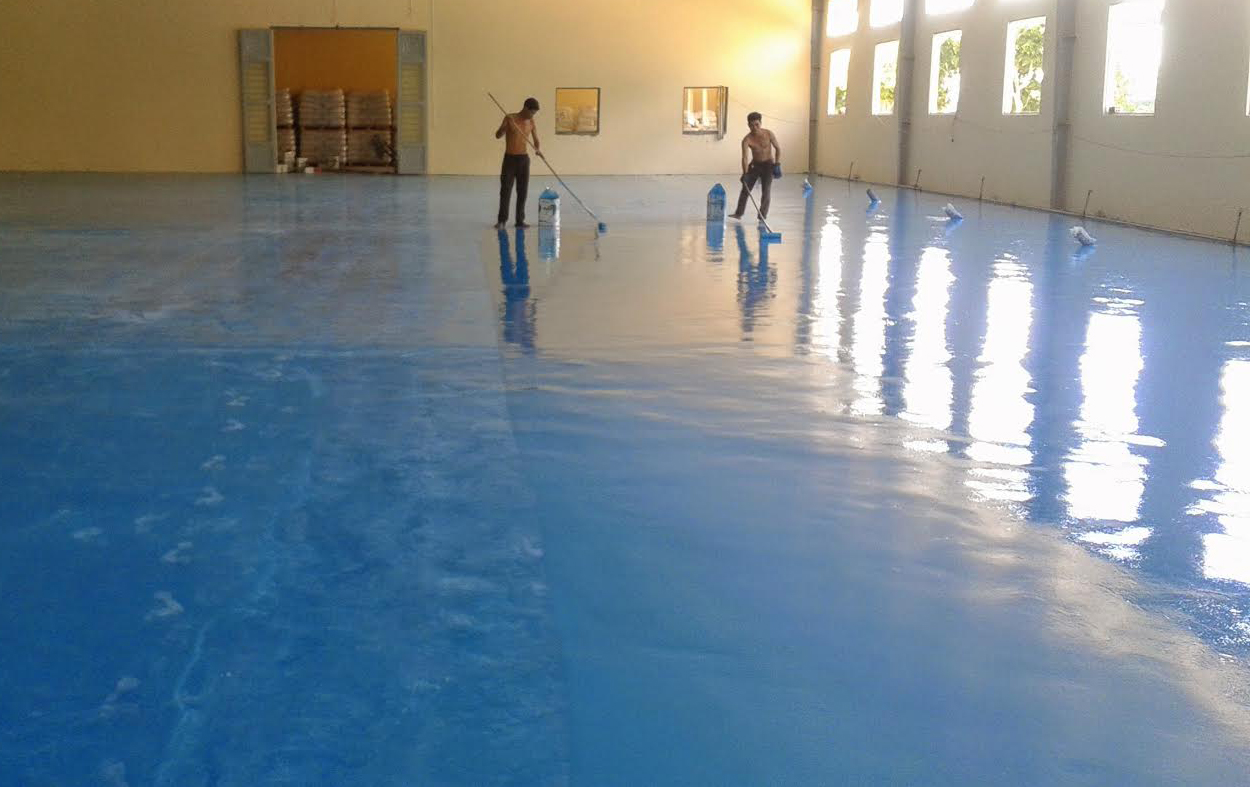 Thi công sơn epoxy Thi công sơn epoxy