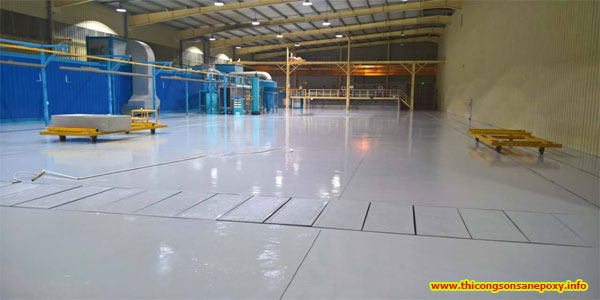 Sơn epoxy cho nền xưởng khu công nghiệp