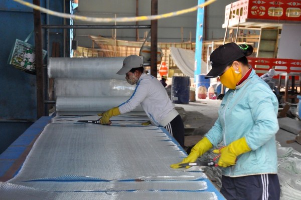 Thi công bọc phủ composite