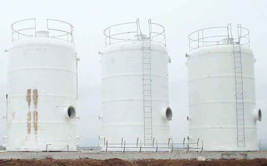 Bồn Composite FRP Chịu Áp Âm Hút Chuyển Vật Liệu Dạng Lỏng