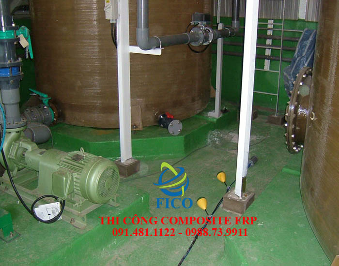 sơn composite frp kháng hóa chất sơn composite frp kháng hóa chất