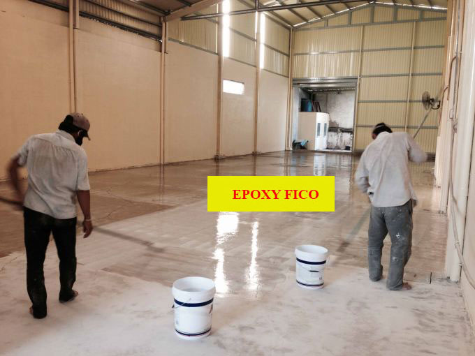 Sơn epoxy nhà xưởng bao bì Hoa Xuân Sơn epoxy nhà xưởng bao bì Hoa Xuân