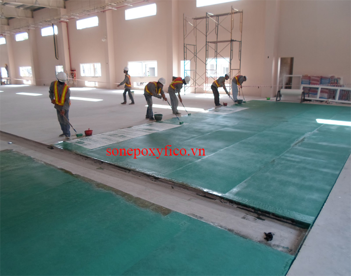 Thi Công Sơn Sàn Epoxy Chống Axit Thi Công Sơn Sàn Epoxy Chống Axit