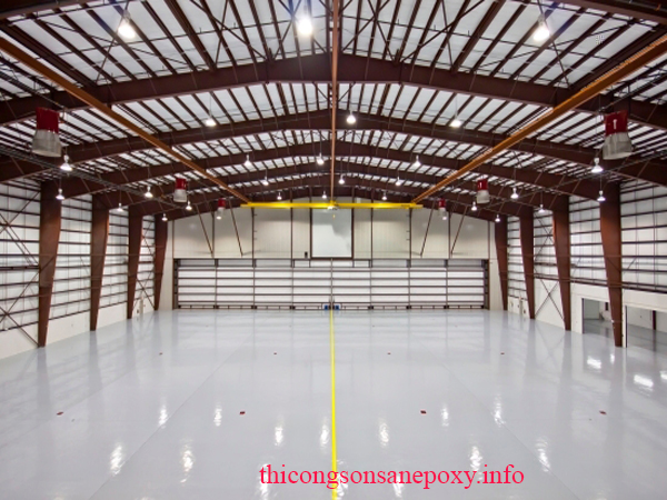 Sơn epoxy lối đi nền nhà xưởng Sơn epoxy lối đi nền nhà xưởng