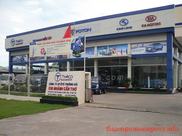 sơn nền garage ô tô sơn nền garage ô tô