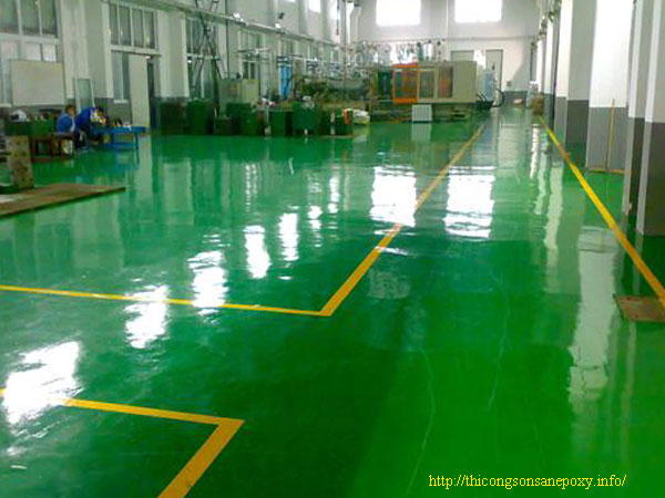 Sơn nền nhà xưởng cho KCN Sơn nền nhà xưởng cho KCN
