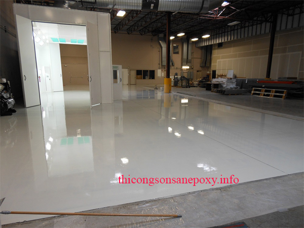 Sơn sàn epoxy nền nhà xưởng Sơn sàn epoxy nền nhà xưởng