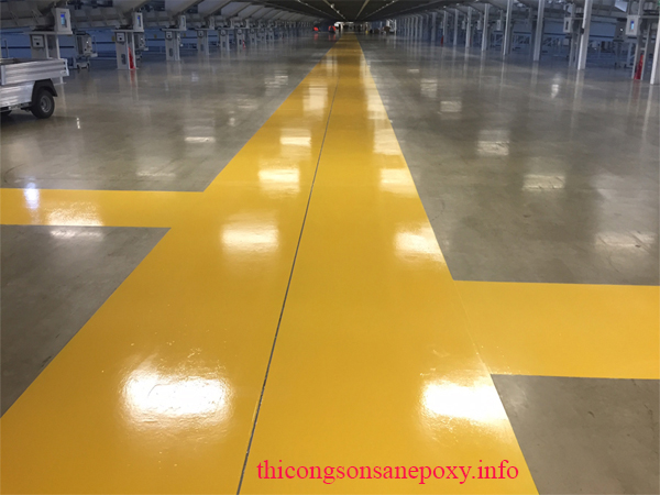 Sơn sàn epoxy nền nhà xưởng Sơn sàn epoxy nền nhà xưởng