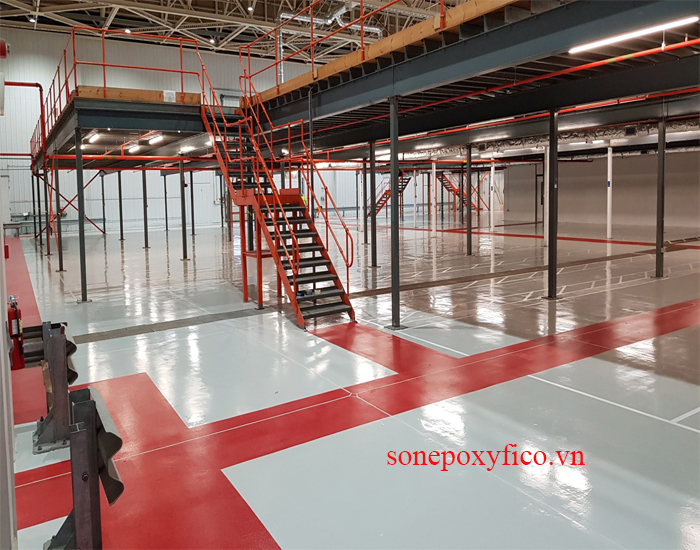 Thi Công Sơn Sàn Epoxy Hệ Lăn Thi Công Sơn Sàn Epoxy Hệ Lăn