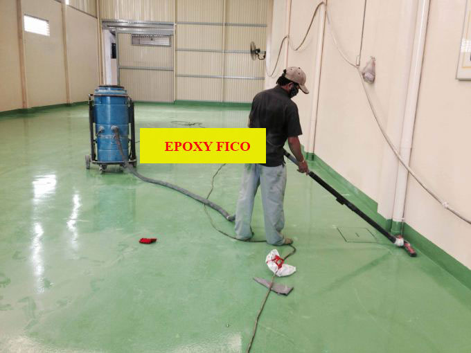 Sơn epoxy nhà xưởng bao bì Hoa Xuân Sơn epoxy nhà xưởng bao bì Hoa Xuân